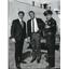 1966 Press Photo Dennis Cole, Howard Duff and Ben Alexander as "Felony Squad"