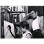 1956 Press Photo Actor James Mason keeping an eye on his daughter - orx02815