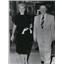 1954 Press Photo Marie McDonald w/ atty Howard Cannon after divorce proceedings