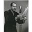 1946 Press Photo Harold Huber portrayer in CBS Mystery of the week.
