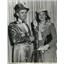 1945 Press Photo Johnny Olson & Virginia Legacy In Ladies Be Seated