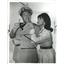 1964 Press Photo Ernest Borgnine & Girl Cummings