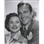 1950 Press Photo Coleen Gray & Bing Crosby- close up