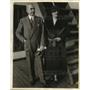 1935 Press Photo New York Mr. George Messersmith and his wife. Arrive in NYC