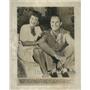 1947 Press Photo Actress Arline Judge and husband Henry"Bob" J. Topping
