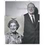 1960 Press Photo Mr. And Mrs. Pat O'Brien Passing Show - RRW36521