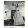 1952 Press Photo John Payne and Arlene Dahl in "Caribbean" - lrz00179