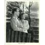 1950 Press Photo Walter Pidgeon and Greer Garson in "The Miniver Story"
