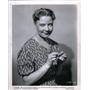 1956 Press Photo Una Merkel Actress