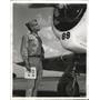 1942 Press Photo Aviation Cadet John Kaye receives training at Kelly Field