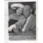 1958 Press Photo Actor Harry Moore & wife in court, California