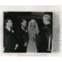 1955 Press Photo Actor Claude Dauphin marries actress Norma Eberhardt, Oakhurst