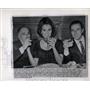 1962 Press Photo Loren With Husband Rome Dinner - RRW08109