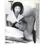 1966 Press Photo Jack Palance Hospitalized For Rib Injuries From Car Accident