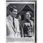 1966 Press Photo Actor George Hamilton with Future Wife - RRX59733