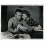 1957 Press Photo George Gobel Jeff Donell - RRW02683