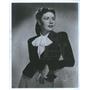 Press Photo Actress Dina Halpern In A Picture From The 1940s