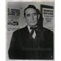 1957 Press Photo Victor Jory "The Lone Star Preacher"