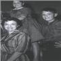 1959 Press Photo Wendell Corey family in "Our Faces"