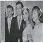1963 Press Photo Wedding Robert Goulet Carol Lawrence
