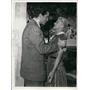 1954 Press Photo Ginger Rogers and her French Husband at work - KSB71747
