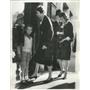 1962 Press Photo British actress Dawn Addams & Stefano & nannie