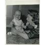 1957 Press Photo World's Youngest TV Stars Andrew Manwaring Age 7 Months