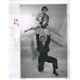 1961 Press Photo Dancers Raymond and sister Ann Marie McGeehan.