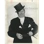 1963 Press Photo Maurice Chevalier Television show