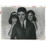 1970 Press Photo Actress Nancy Sinatra,Claudine Marin and James Darren.