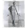 1956 Press Photo Joan Fontaine Actress Olivia de