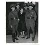 1941 Press Photo Mori Fremon with Lieuts. Padron,Nabanjo,Canton and Capt. Chipi