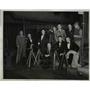 1933 Press Photo Camermen in Hollywood Calif for party at Mayfair hotel