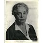 1936 Press Photo Mrs Florence Roberts  in See America First
