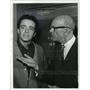 1964 Press Photo Mike Walker and Dean Jagger
