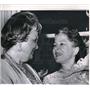 1964 Press Photo Helen Hayes and Perle Mesta in The White House Broadway Play