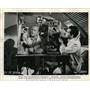 1960 Press Photo Curt Jergens Herbert Lom and James Daly in I Aim at the Stars