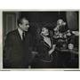 1960 Press Photo Juliette Greco Charles Cllingwood in "Person To Person"