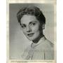 1956 Press Photo Mary Ellen Kaye in Francis in the Haunted House