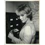 1966 Press Photo Christine Carere stars in Blue Light TV show