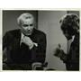 1973 Press Photo Laurence Olivier in Guest of Dick Cavett - orp23568