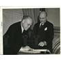 1939 Press Photo Judge James F Barrett Deputy Sec of State James Kelly New York