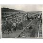 1935 Press Photo PWA Workers Construct Water Purification Plant in Milwaukee