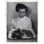 1942 Press Photo Government limits amount of meat to eat each week.