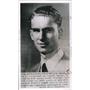 1952 Press Photo William Jenney,credited with saving former President Hoover