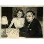 1934 Press Photo of Josef Von Sternberg and Elizabeth Allen. - nee06936