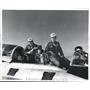 1956 Press Photo Lt John Roberts, Lt John Williams at VZincent AFB Az