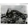 1967 Press Photo The Gibraltar's famous rock as the Spanish jets swoop low