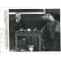 1973 Wire Photo French Pres Georges Pompidou & Chinese Premier Chou En Lai