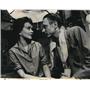 1961 Press Photo Sir Laurence Olivier, Joan Plowright in The Entertainer